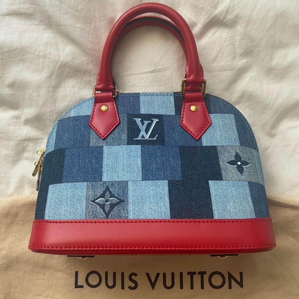 Louis Vuitton Alma BB denim limited edition